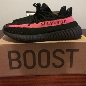 Adidas Yeezy Boost 350 V2 Red Stripe size 11